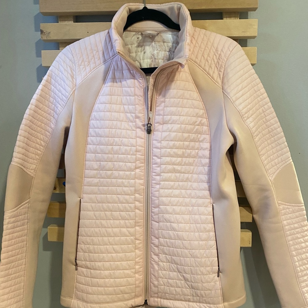 Calia Hybrid Jacket. Cameo Rose
